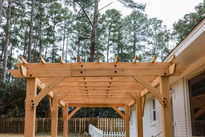 Different deck replacement materials including wood composite and PVC decking options